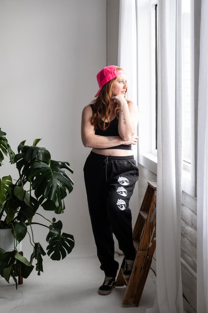 Jogger with 3 POSO Logos